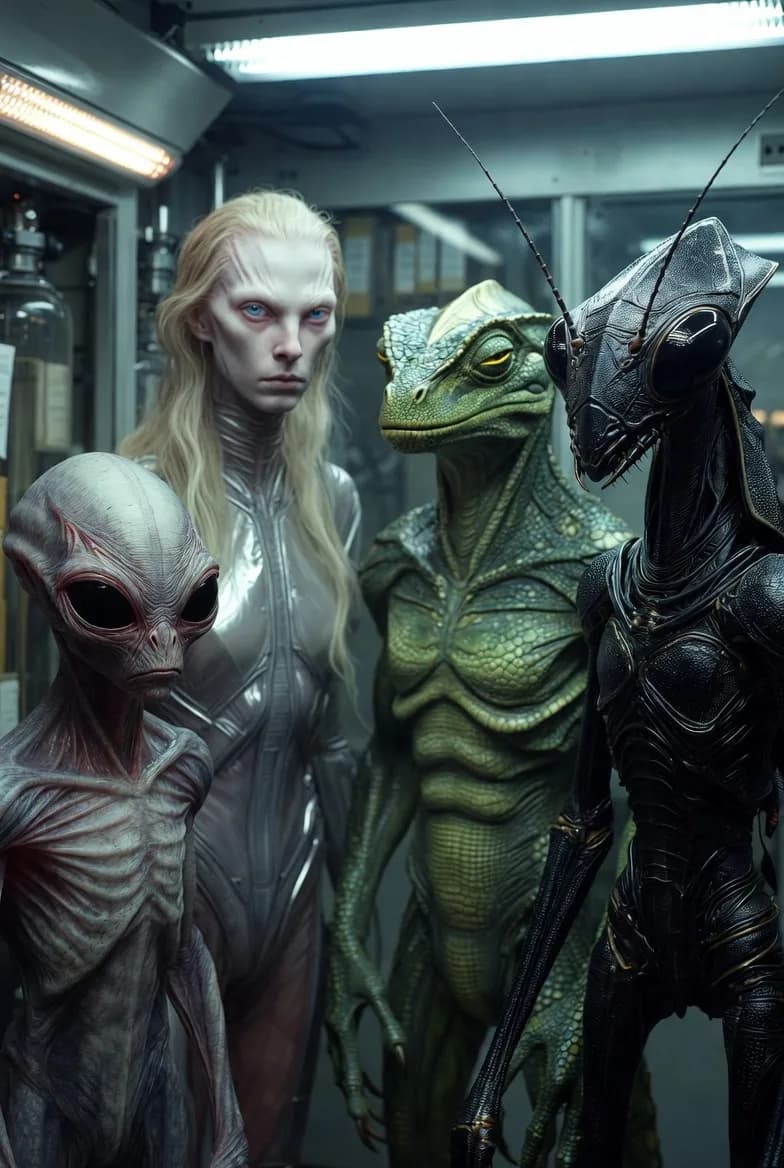 La CIA y las Cuatro Especies Extraterrestres