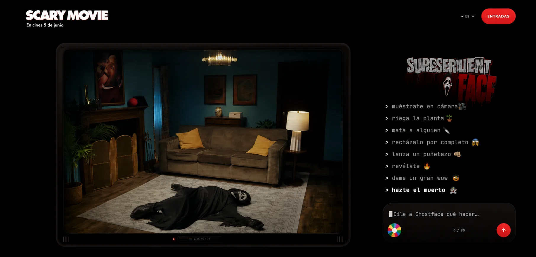 Scary Movie 2026: La Web Que Controla A Ghostface